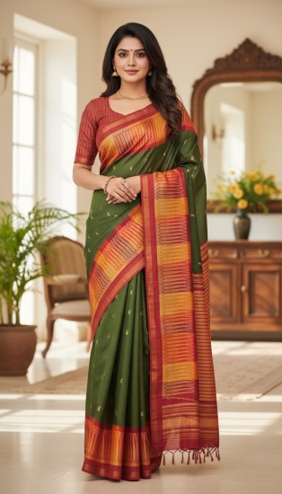 Bamboo Silk Saree