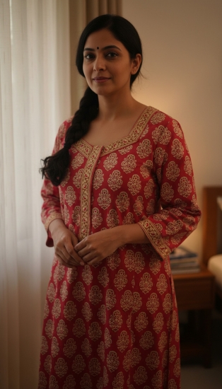 Pure Cotton Kalamkari Nighty