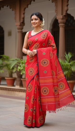 Emco Pure Cotton Saree